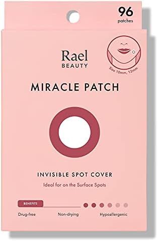 Amazon.com: Rael Acne Pimple Healing Patch - Absorbing Cover, Invisible, Blemish Spot, Hydrocollo... | Amazon (US)