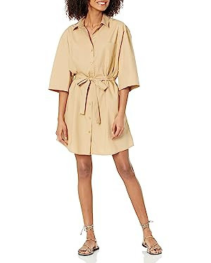 The Drop Women's Dakota Belted Mini Shirt Dress | Amazon (US)