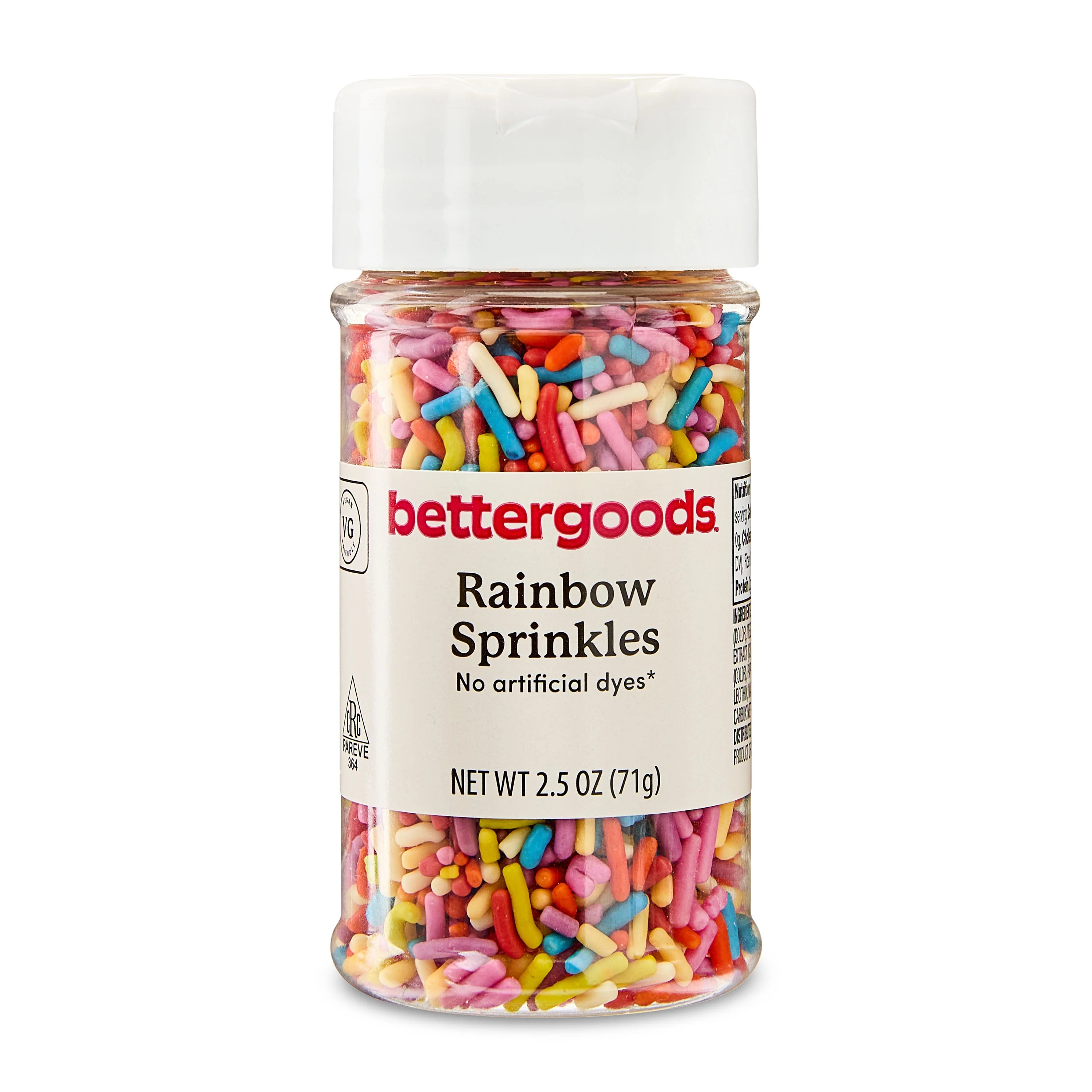 bettergoods Rainbow Sprinkles, 2.5 oz | Walmart (US)