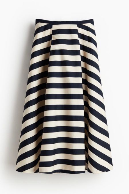 Black and white striped midi skirt 

#LTKfindsunder50 #LTKstyletip #LTKSeasonal