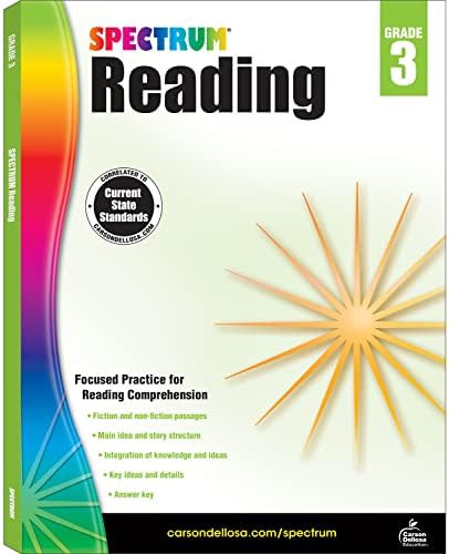 Spectrum Reading Comprehension Grade 3 Workbook, Ages 8 to 9, Third Grade Reading Comprehension W... | Amazon (US)