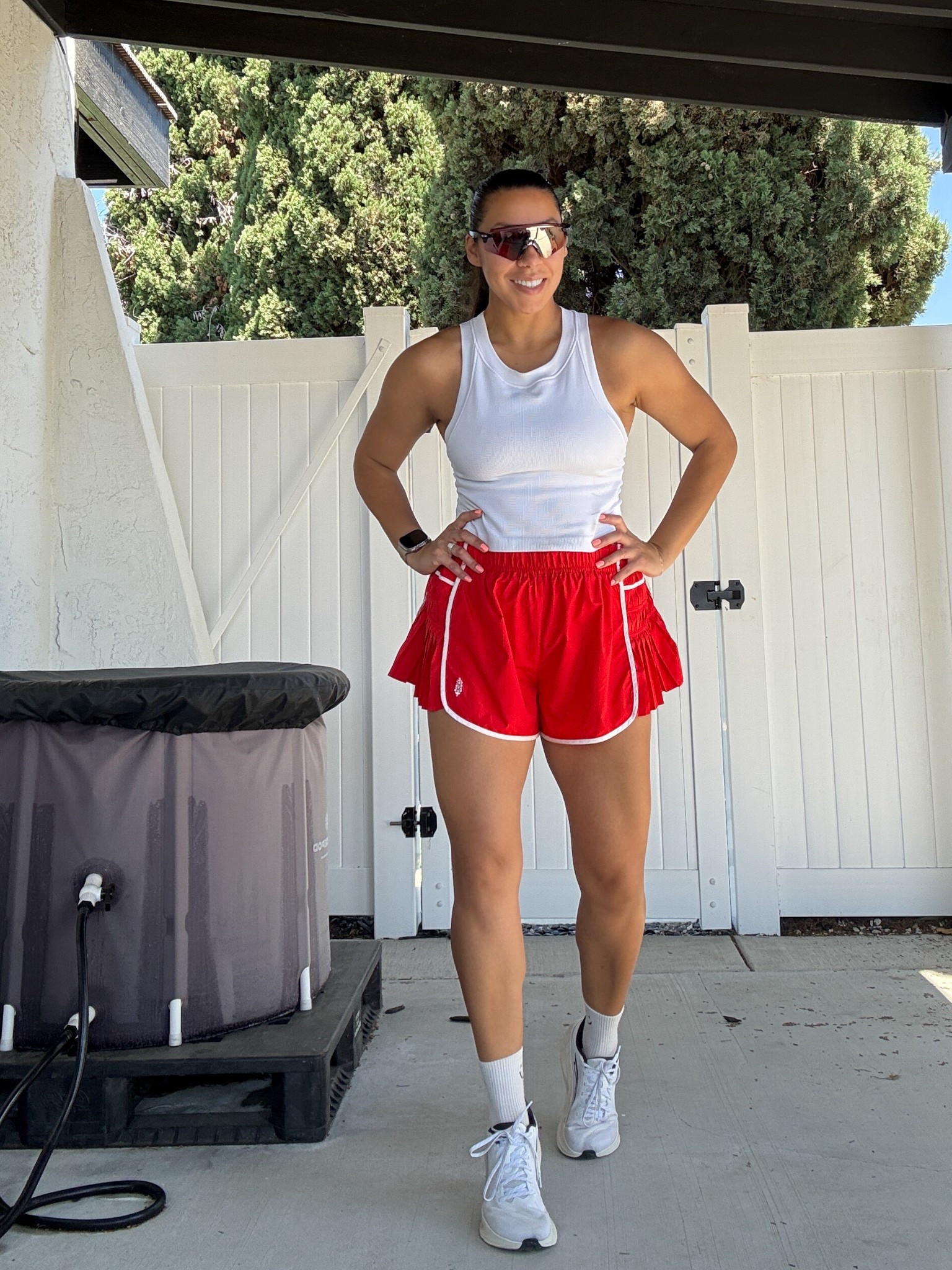 Flirty and fun running outfit🥰

#LTKStyleTip #LTKActive #LTKShoeCrush