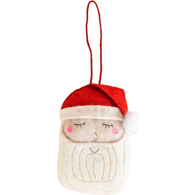 Cocoa Santa Ornament, Honey | Maisonette