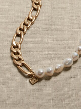 Chain Pearl Necklace | Banana Republic Factory