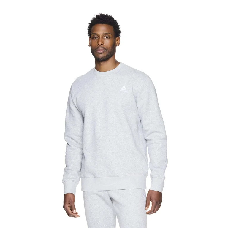 Reebok Mens and Big Mens Delta Fleece Crewneck Sweatshirt, up to Sizes 3XL | Walmart (US)