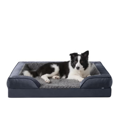 JOEJOY Orthopedic Dog Bed for Large Medium Small Dogs, Memory Foam Pet Bed with Washable Cover, Deep Lagoon Rectangle Design | Target