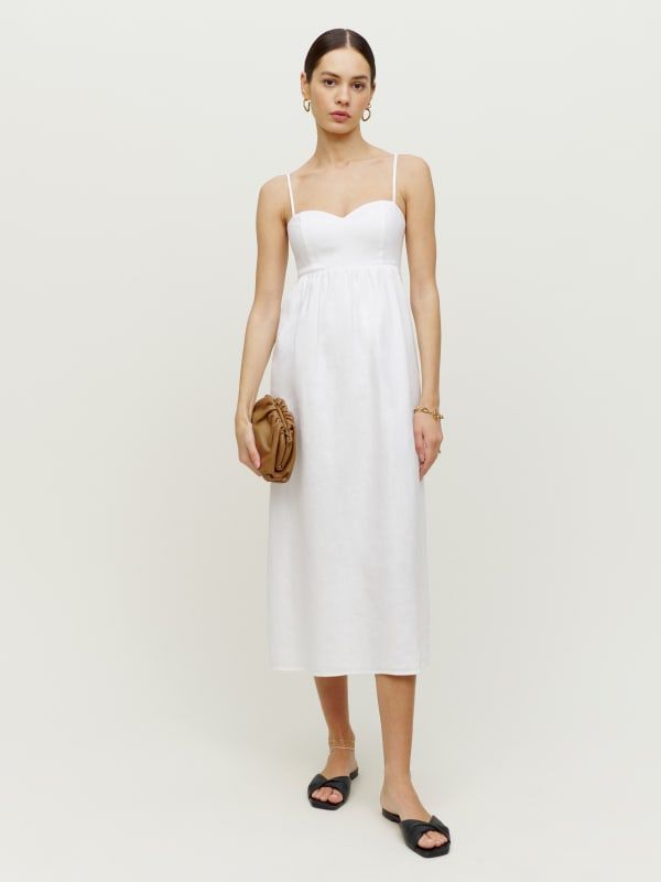 Odette Linen Dress | Reformation (US & AU)