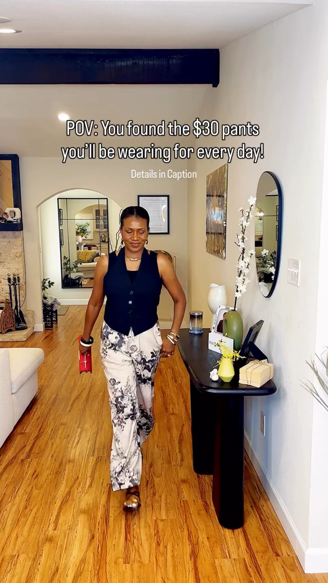 Me and these pants are now errands #BFF’s!

The floral print
The taupe color
The barrel shape

Styled it with a halter vest over a tank and voila!

These pants are fabulous and look even better on! They are on sale below $30 plus an extra 20% off coupon code: DONTWAIT

Comment SHOP below to receive a DM with the link to this post on my LTK ⬇ https://liketk.it/5meUr #ltkmidsize #ltkover40 #ltksalealert

—
Floral print, floral pants, casual outfit, barrel pants, natural hair journey, dallas blogger