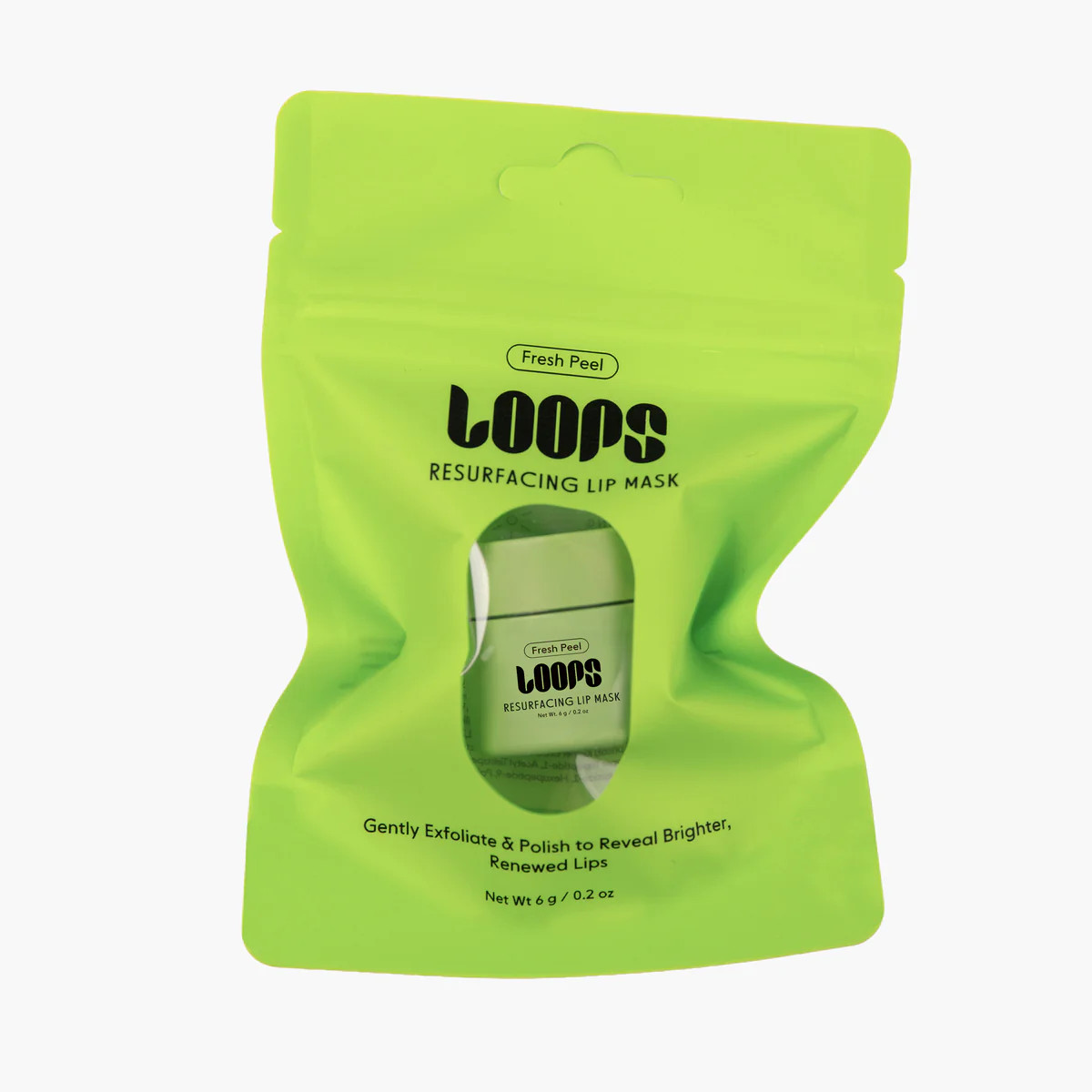 LOOPS Fresh Peel Mini Lip Mask| Resurfacing Mini Lip Mask | Loops Beauty