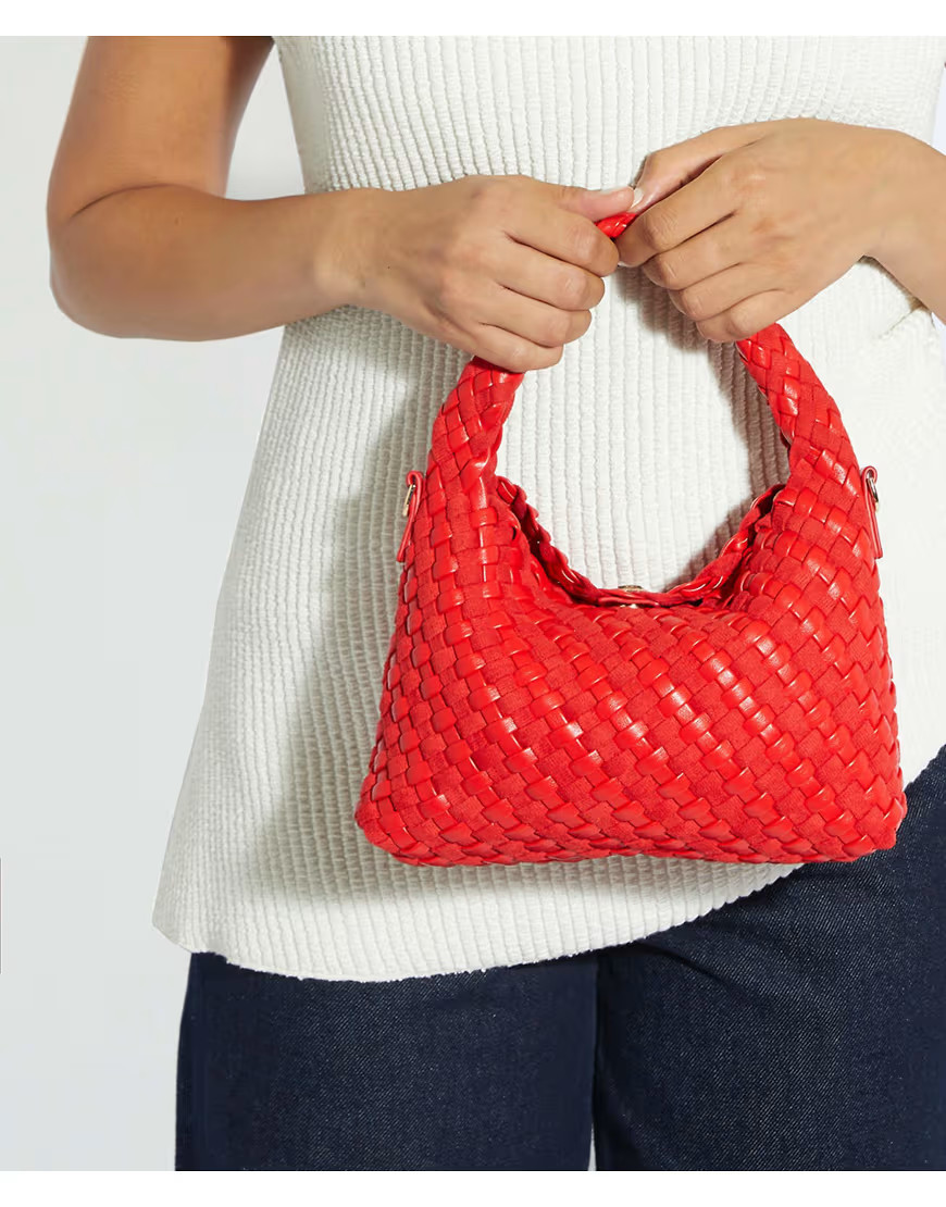 Dune London Dinkydeliberate grab bag in red | ASOS (Global)