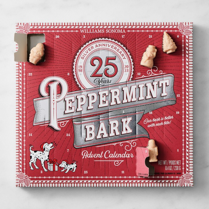 Williams Sonoma Peppermint Bark Advent Calendar | Williams-Sonoma