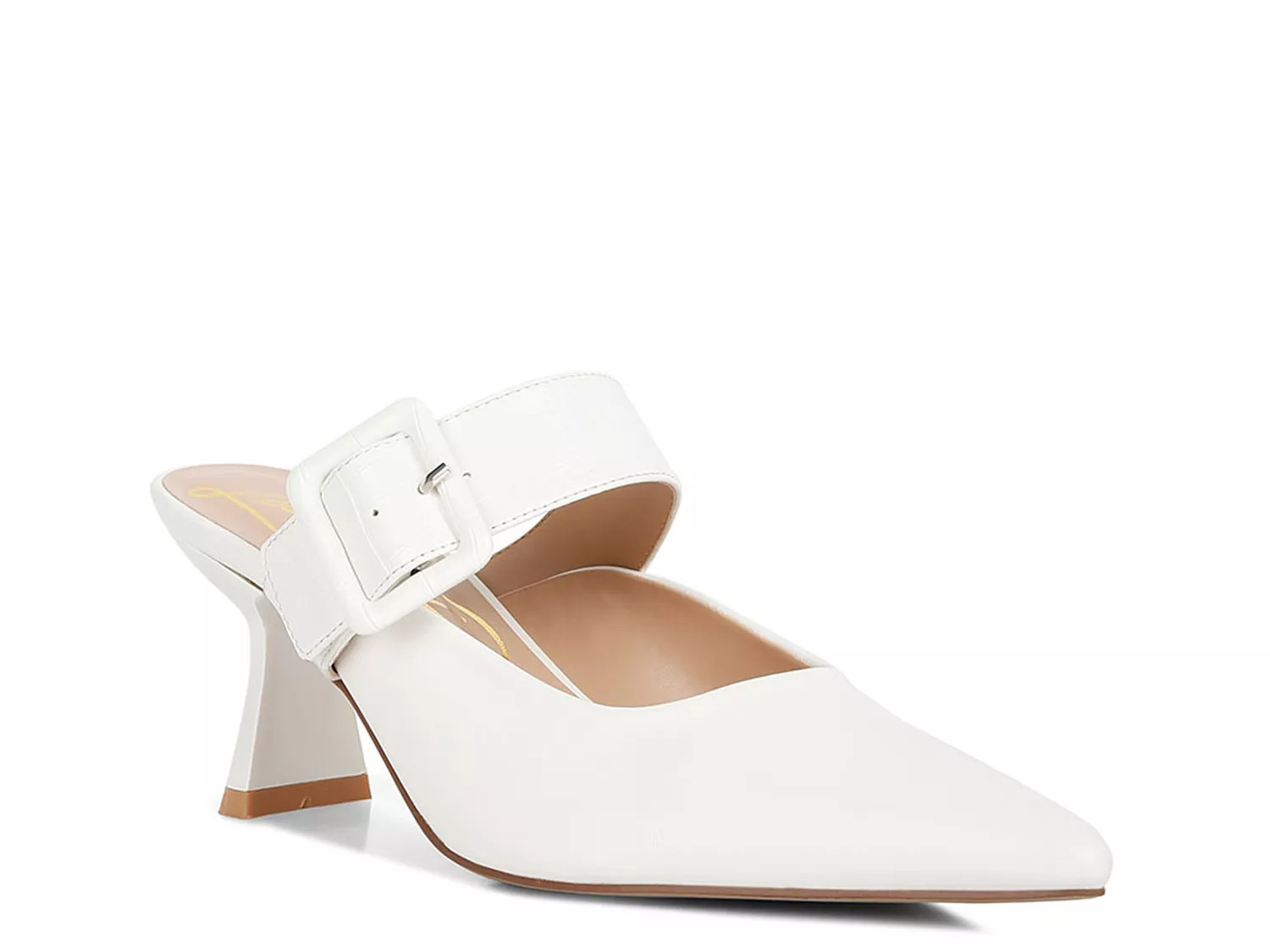 London Rag Shein Star Mule | Women's | White | Size 5 | Pumps | DSW