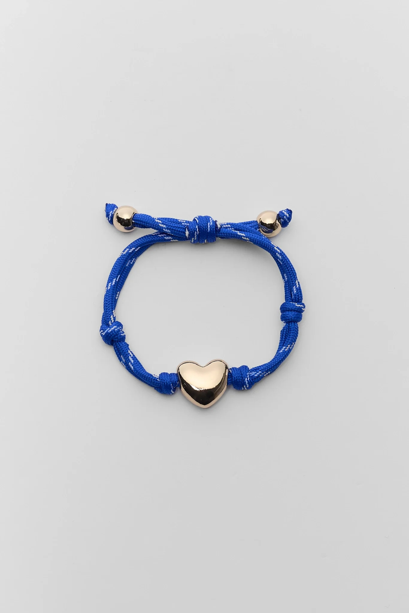 Blue Paracord Heart Charm Bracelet | Avara