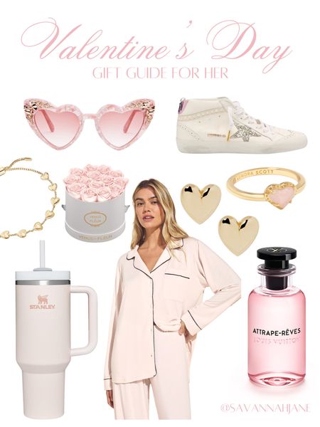 VALENTINE’S DAY GIFT GUIDE💗💋 Valentine’s Day gift guide | gift guide for Valentine’s Day | Valentine’s Day gift guide for her | LoveShackFancy gift guide | LoveShackFancy favorites | Kendra Scott jewelry | pink gift guide | gift guide for her | teen girl style | teen girl gift guide | baublebar earrings | heart earrings | Valentine’s Day jewelry | golden goose sneakers | chic sneakers | chic outfit inspo | chic style inspo | chic gift guide for her | chic Valentine’s Day gift guide | Stanley cup | Stanley cup restock | viral Stanley cup | viral cup | everlasting roses | LoveShackFancy dress | LoveShackFancy sunglasses | eberjey pajama | pajama sets for her | chic pajama sets | 

#LTKstyletip #LTKGiftGuide #LTKSeasonal