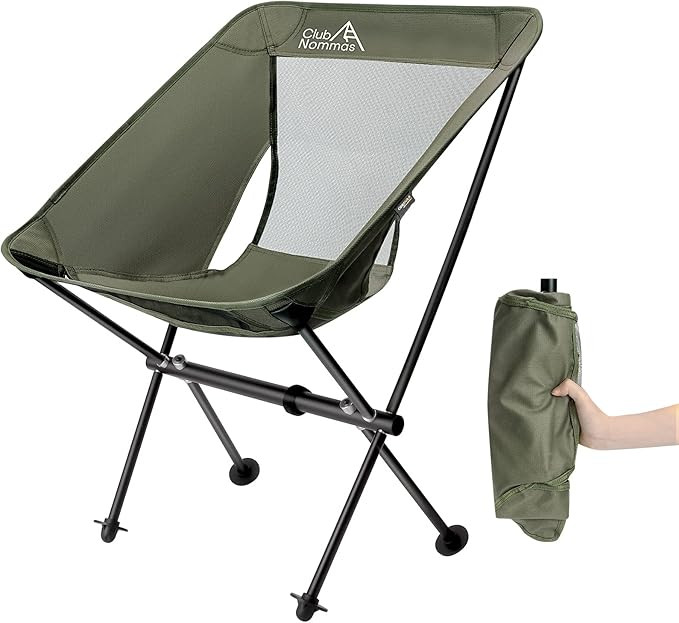 Club Nommas Camping Chairs - Ultra Portable, Lightweight, Compact and Collapsible with Certified ... | Amazon (US)