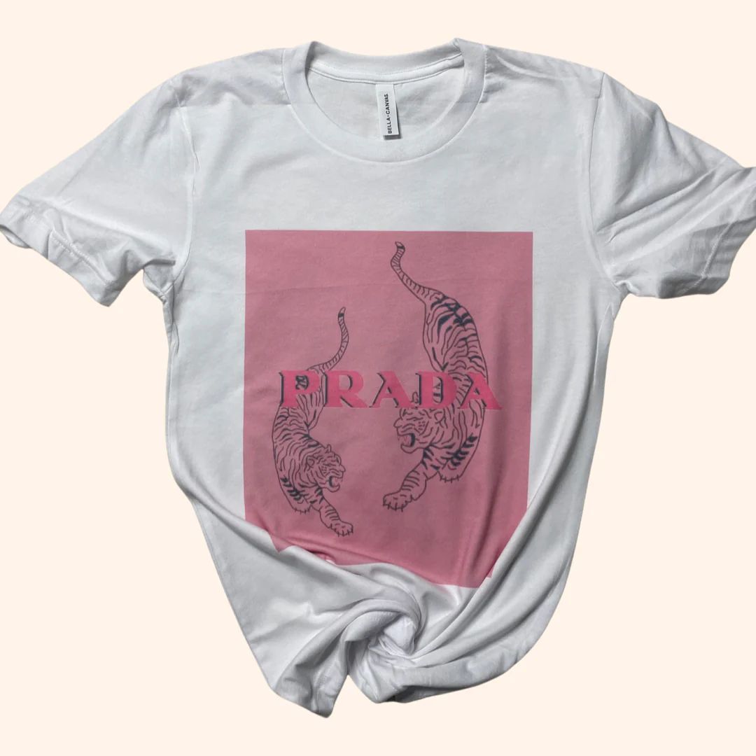 Pretty in Pink Graphic Tee Shirt ( Vintage Feel ) | Sassy Queen