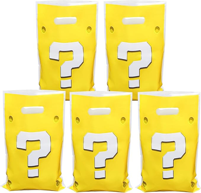 Menipros 30pcs Birthday Party Favor Bags for Mario Birthday Party Decorations Supplies Question M... | Amazon (US)