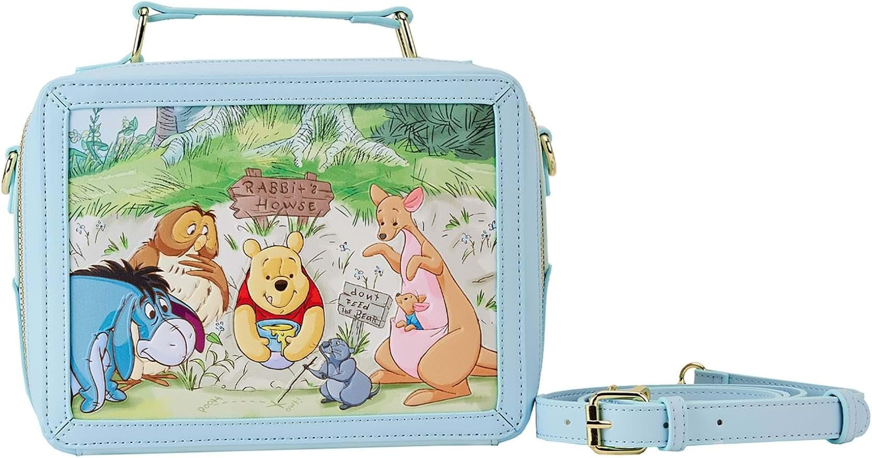 Loungefly Disney Winnie the Pooh Lunchbox Crossbody Purse Disney | Amazon (US)