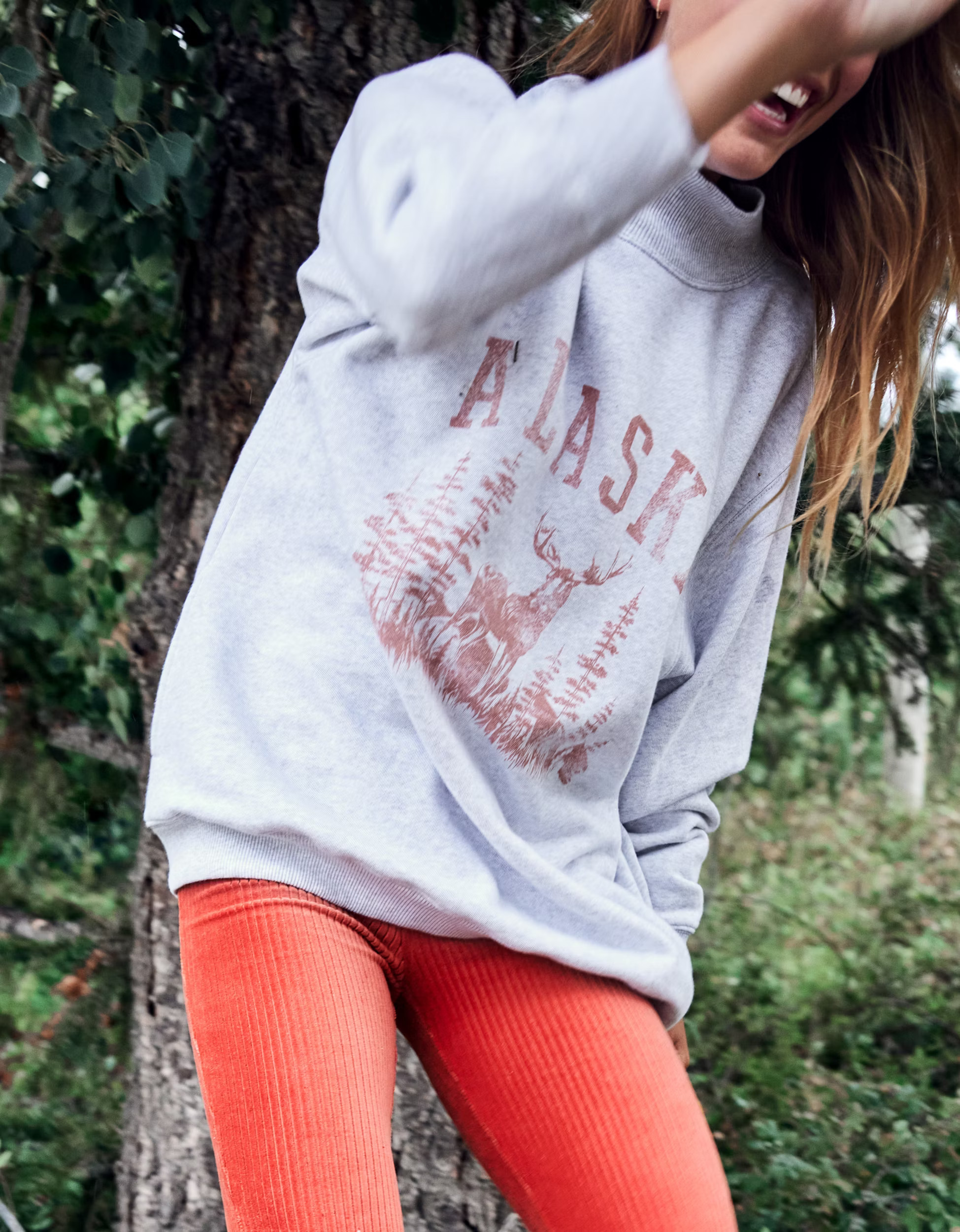 Aerie The Sweat Everyday Cozy Mock Neck Sweatshirt | American Eagle Outfitters (US & CA)