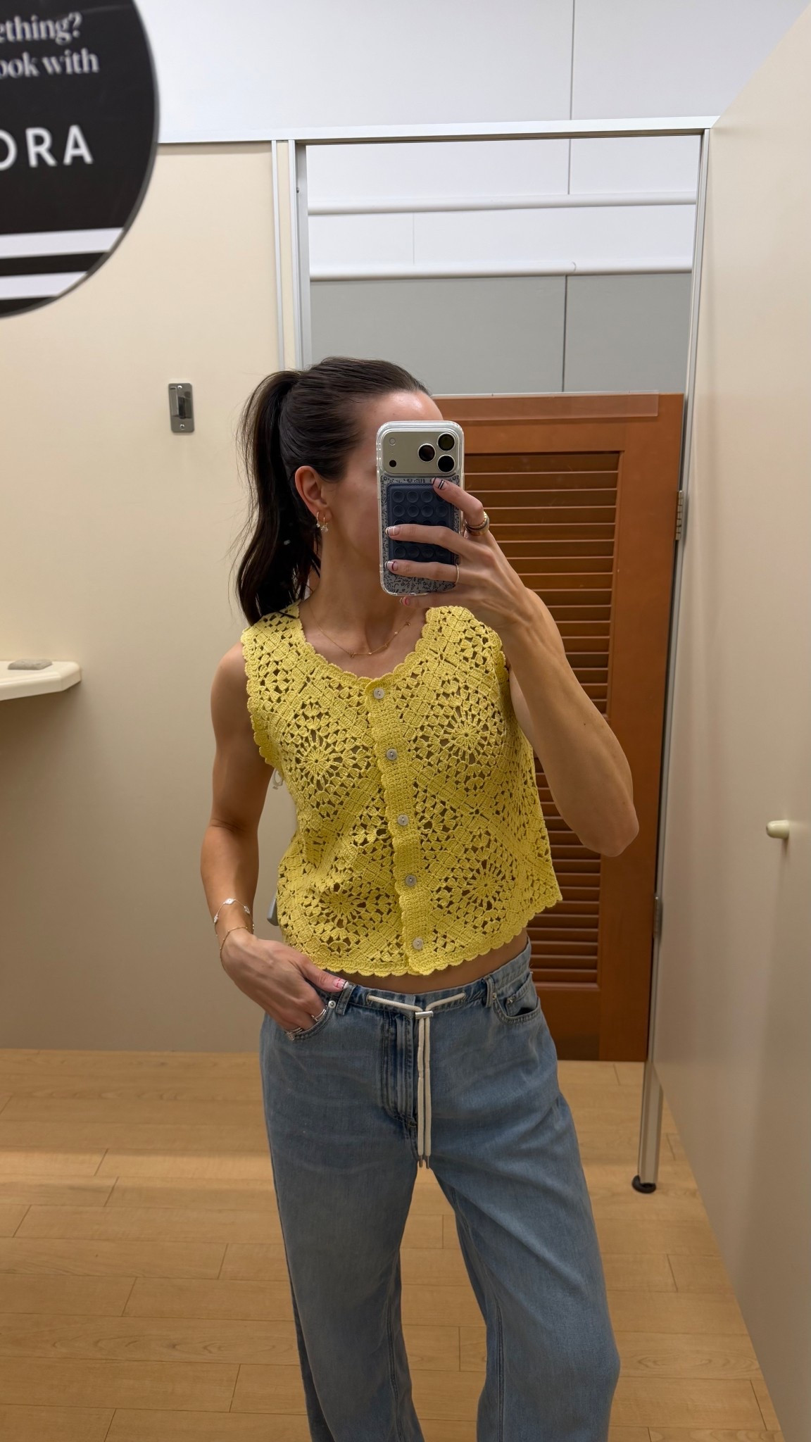 Tank: sized down (XS)
Jeans: tts (4) 

#LTKootd #LTKSaleAlert #LTKSeasonal