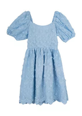 Rare Editions Girls 7-16 Puff Sleeve Dress | Belk