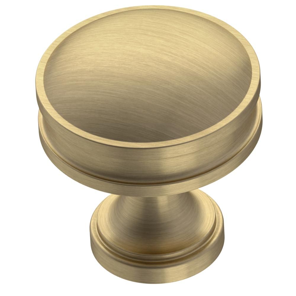 Charmaine 1-1/8 in. (28mm) Champagne Bronze Cabinet Knob | The Home Depot