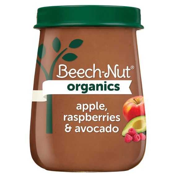 Beech-Nut Organics Apple Raspberries & Avocado Baby Food Jar - 4oz | Target