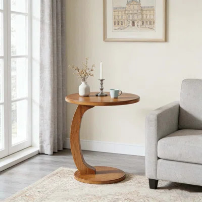 C-Shaped End Sofa Side Table for Living Room | Wayfair North America