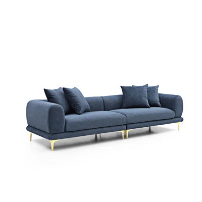 Mid-Century Fabric Sofa Couch | Wayfair North America