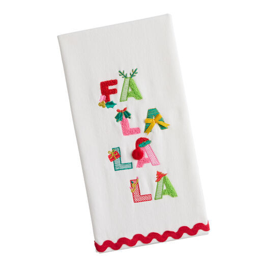 Multicolor Fa La La Hand Towel by World Market | World Market