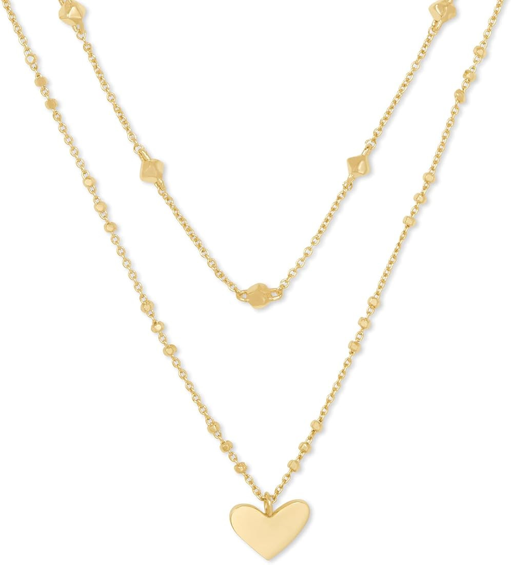 Kendra Scott Ari Heart Multistrand Necklace, Fashion Jewelry for Women | Amazon (US)