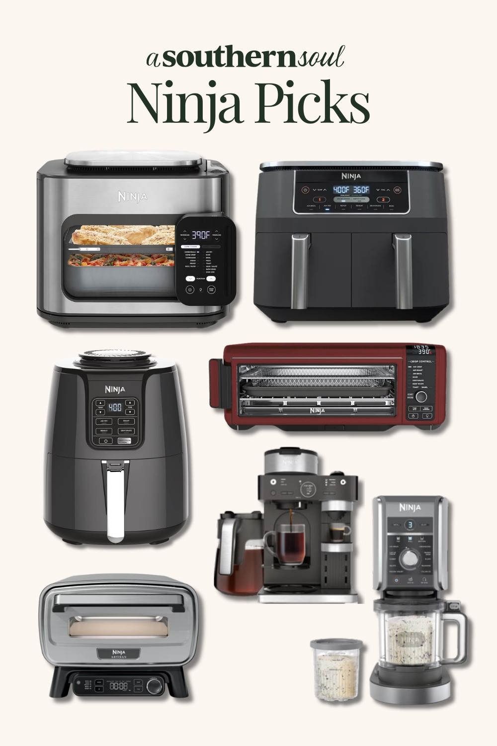 All my favorite Ninja kitchen essentials in one spot!

Shop my top picks for easy meals and treats below.  

​ 

 #LTKhome #LTKkitchen #NinjaPicks #LTKmomlife #LTKfoodie #LTKHome