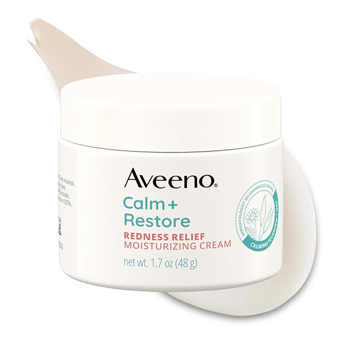 Aveeno Calm + Restore Redness Relief Moisturizing Cream, 1.7 oz | Instantly Calms & Soothes Appea... | Amazon (US)