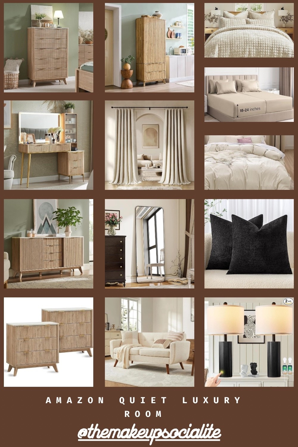 An Amazon Quiet Luxury Bedroom where you can reset! ❤️💋#myfab50sandbeyond #quietlyxury #lifestyle #flyageless 

#LTKHome #LTKOver40