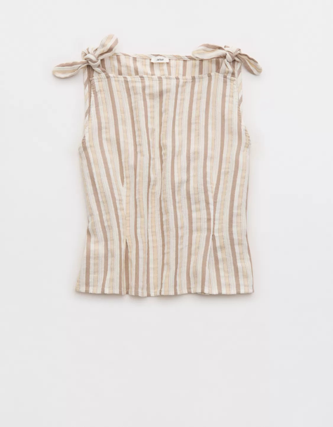 Aerie Day-Off Shoulder Tie Top | Aerie