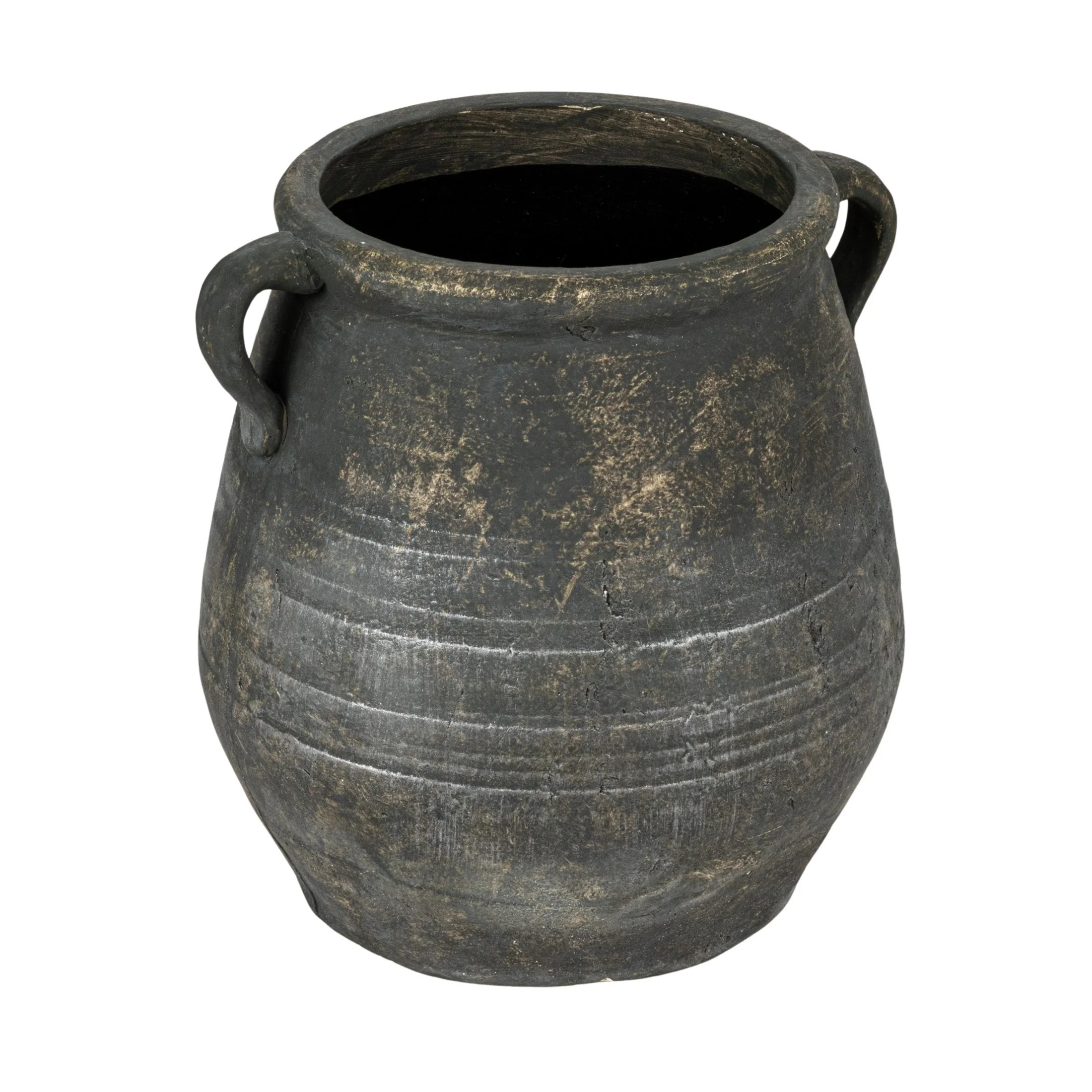 Creative Co-Op Whitewashed Terra-cotta Urn, Grey | Walmart (US)