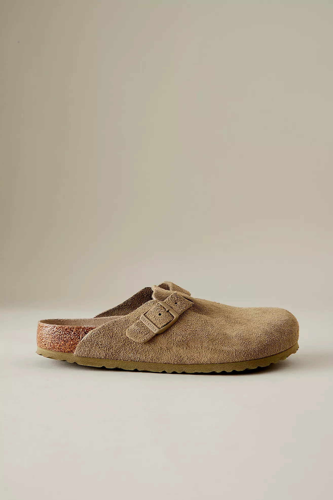 Birkenstock Boston SFB Suede Clogs | Anthropologie (UK)