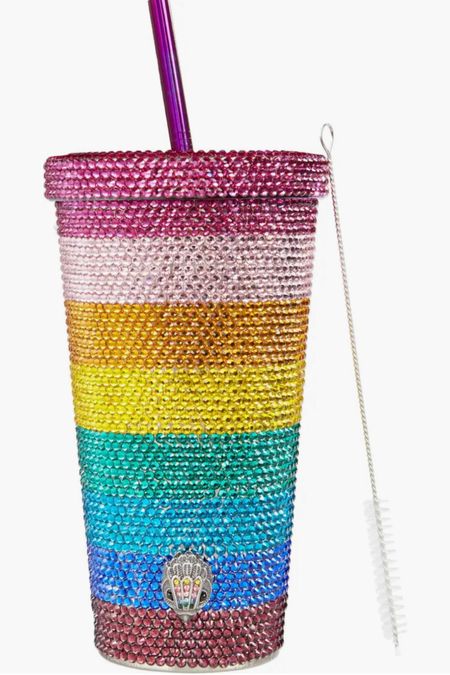 Rainbow Kurt Geiger Cup

#strawcups #rainbowcups #rhinestonecups #glamcups

#LTKsalealert #LTKstyletip #LTKGiftGuide
