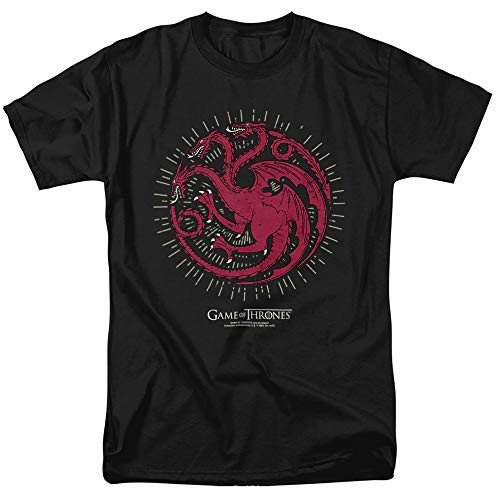 Game of Thrones Targaryen Burst Sigil Unisex Adult T-Shirt, Targaryen Burst Sigil, Large | Amazon (US)