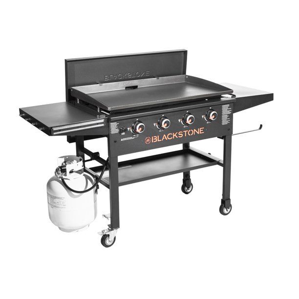 Blackstone 4-Burner 36" Griddle Cooking Station with Hard Cover - Walmart.com | Walmart (US)