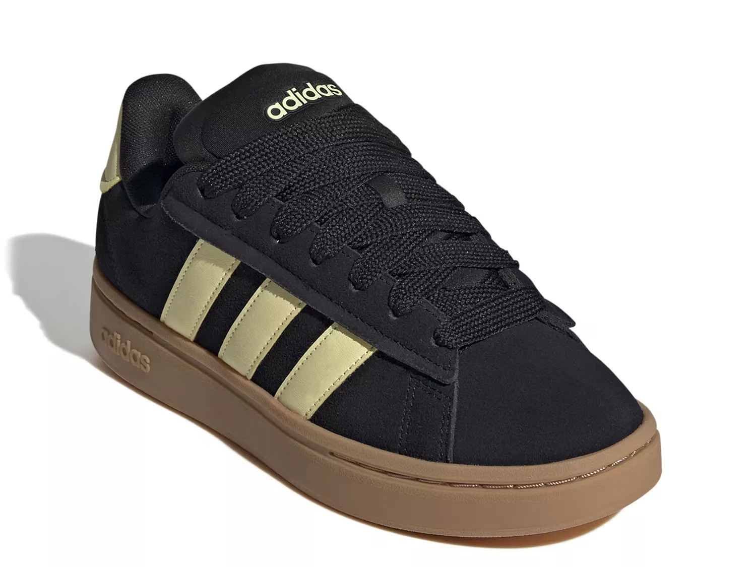 adidas Grand Court Alpha Sneaker | Women's | Black/Light Yellow | Size 8.5 | Sneakers | DSW