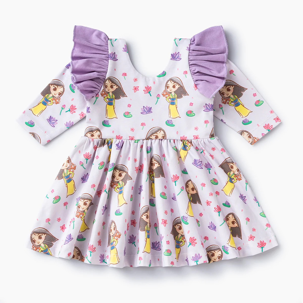 Disney Princess Double Ruffle Let's Dance Dress | Monica + Andy