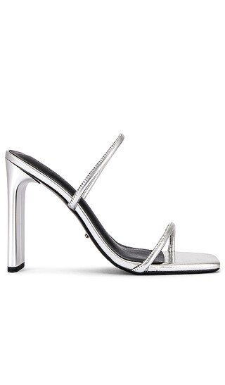 Florence Mule in Silver Foil | Revolve Clothing (Global)