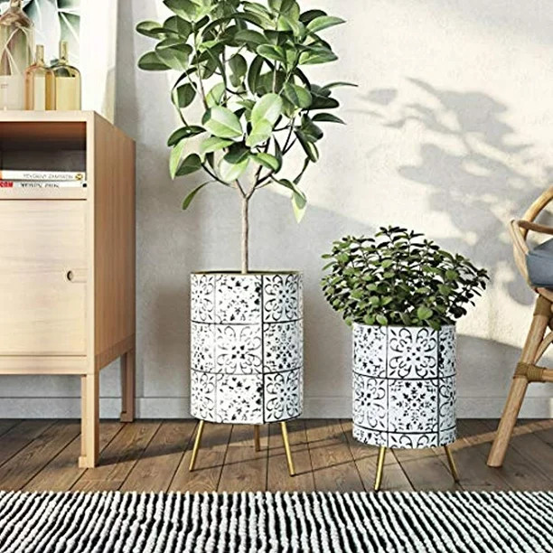 Bantu Modern Planters (Set of 2) - Walmart.com | Walmart (US)