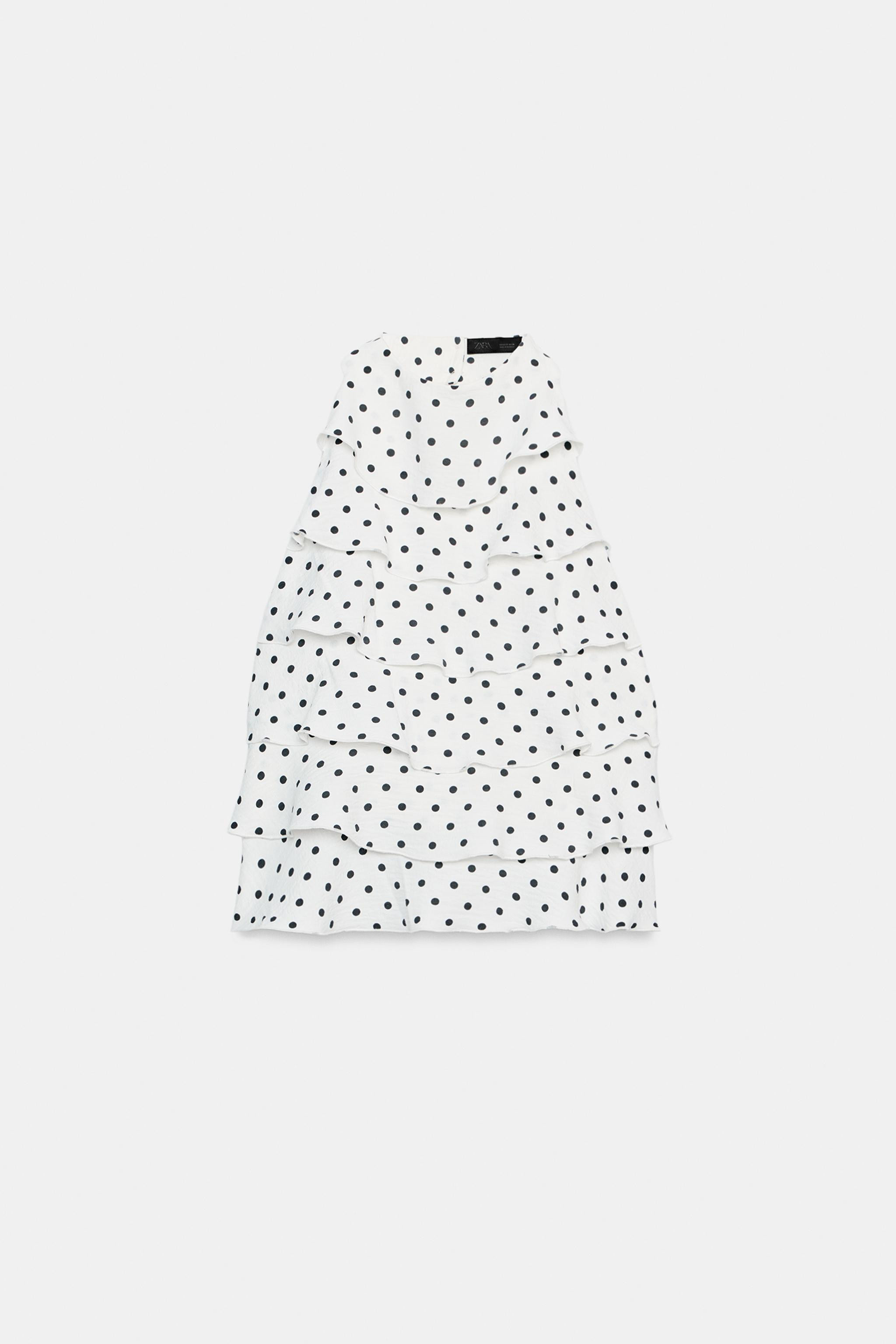 POLKA DOT HALTER TOP | Zara US