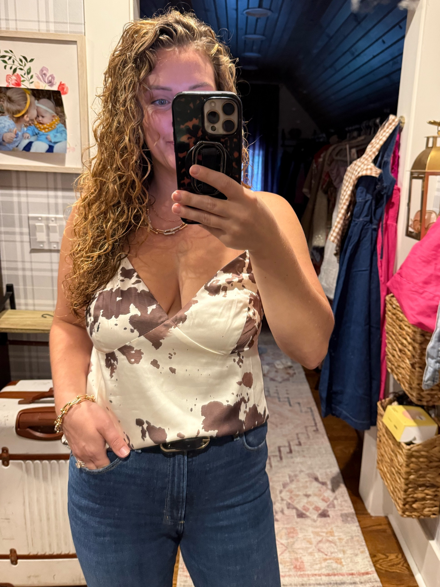 Cow print tank 🐄🤠🫶🏻

#LTKFindsUnder50 #LTKStyleTip #LTKxVICI