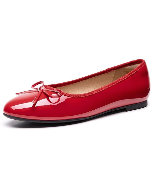 DREAM PAIRS Women's Flats, Round Toe Ballet Flats, Comfortable Slip-on Dressy Casual Business Wor... | Amazon (US)