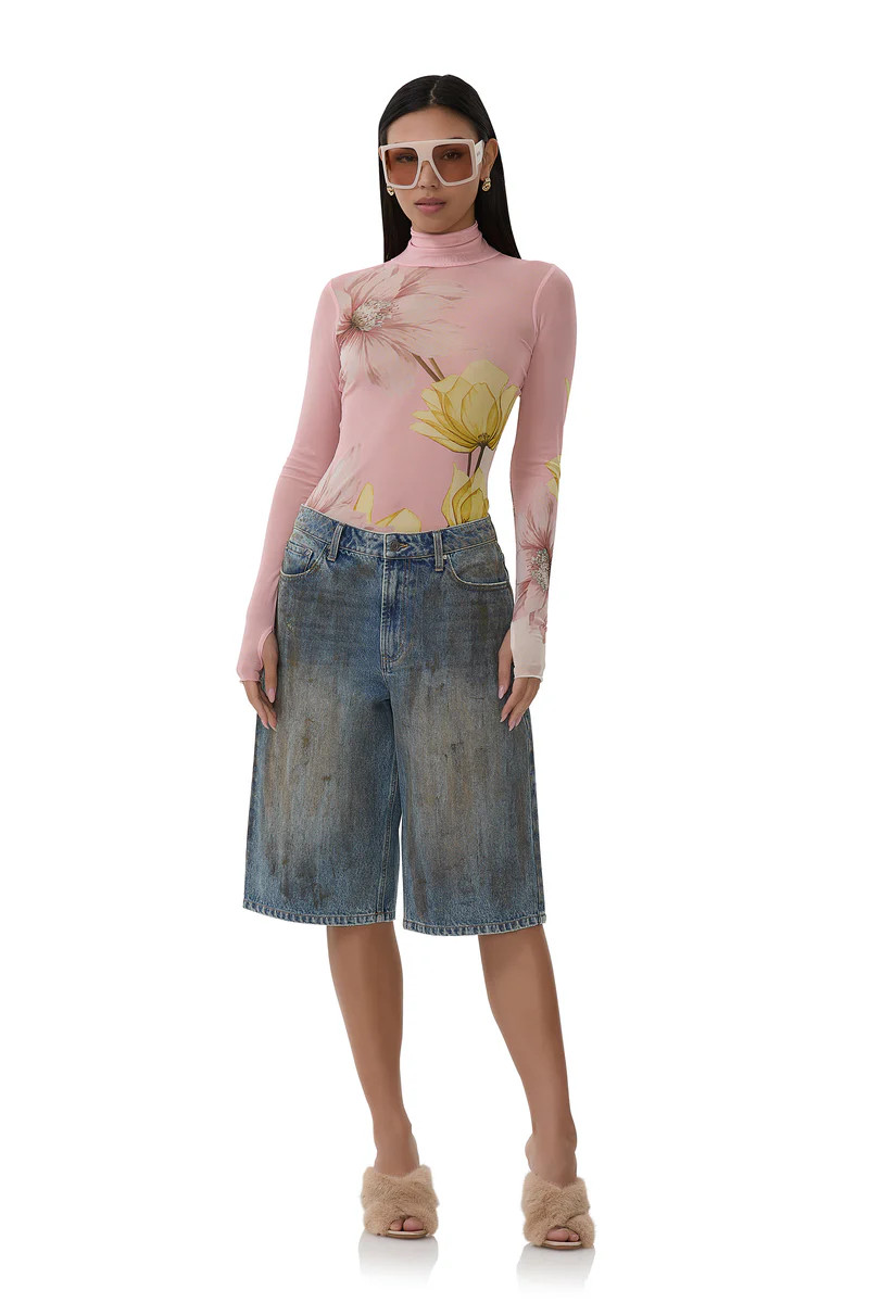 Zadie Top - Coral Bloom | ShopAFRM