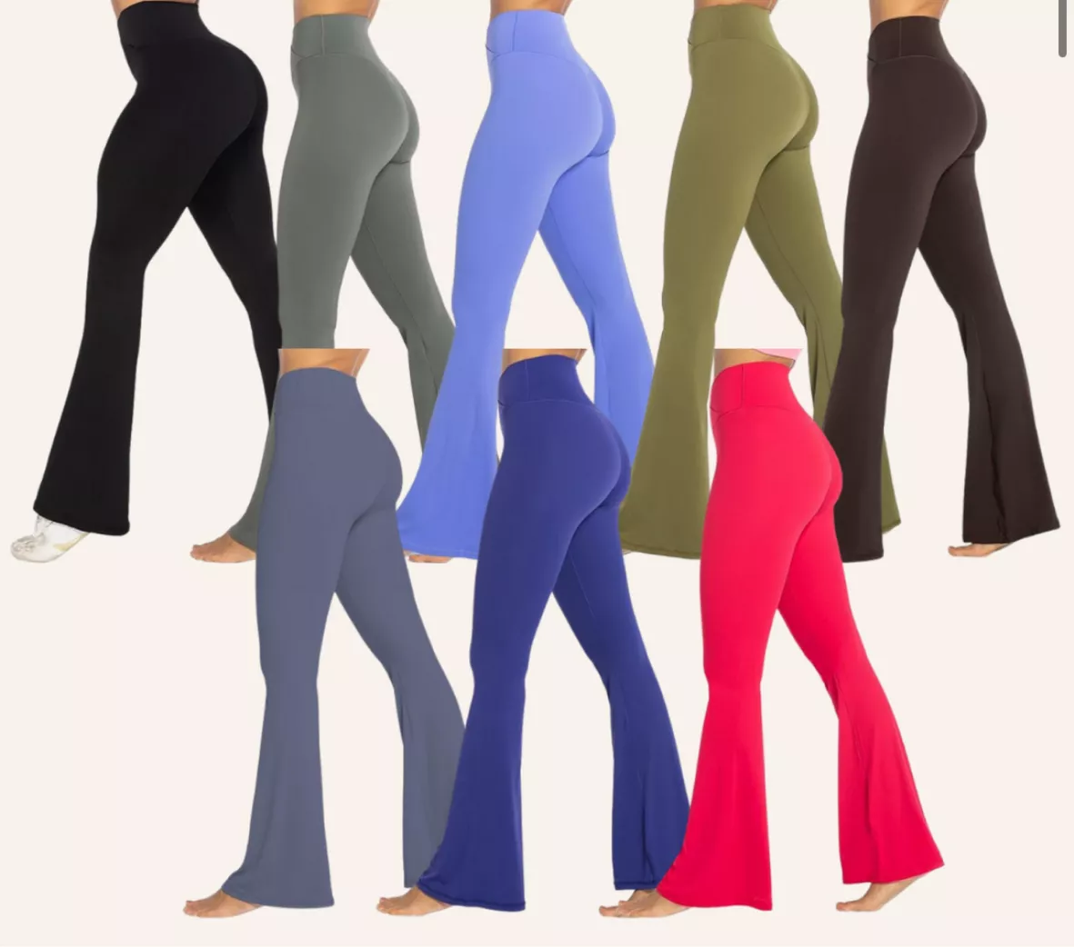  Sunzel Flare Leggings, Crossover Yoga Pants