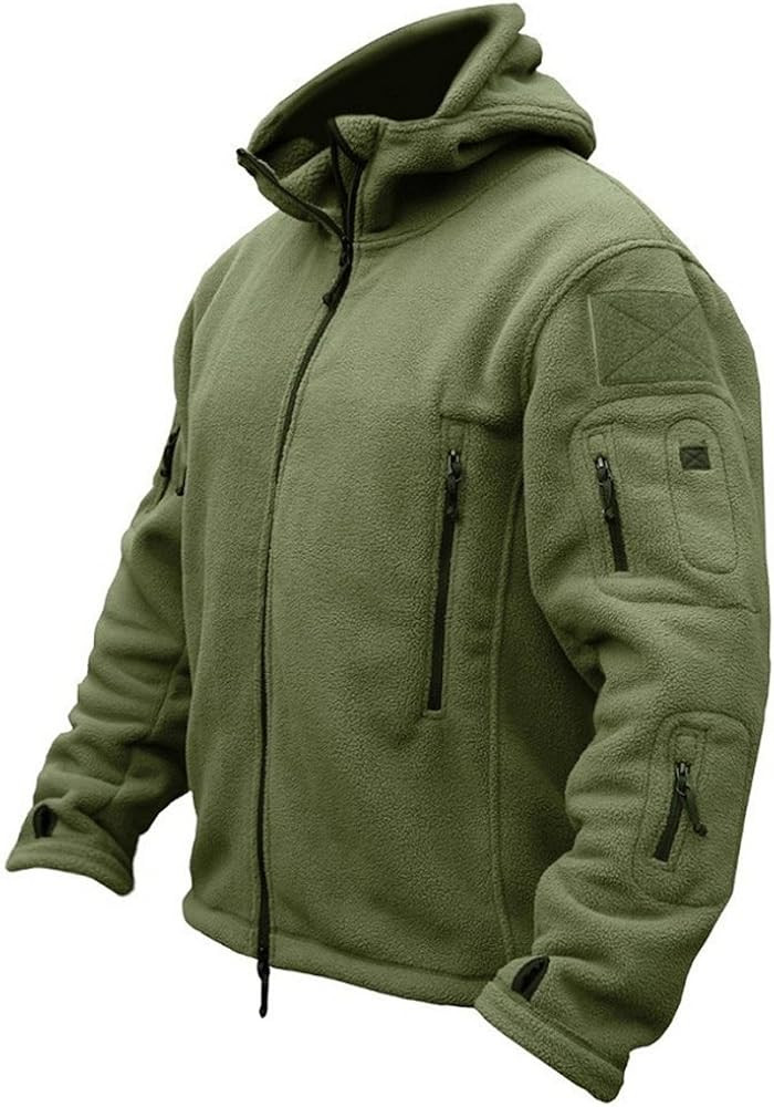 Amazon.com: ReFire Gear Men's Warm Military Tactical Sport Fleece Hoodie Jacket,Army Green,XX-Lar... | Amazon (US)
